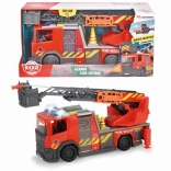 Gasilniško vozilo SCANIA Rosenbauer 35 cm z lučmi, zvoki in vodnim topom