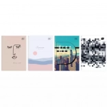 Zvezek A4, 96 listov, mešani dizajni