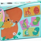 Djeco duo puzzle – vesela jajčka