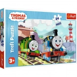 Sestavljanka 24 maxi – Tomaž in Percy na tirih Thomas & Friends
