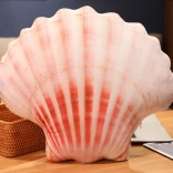 Plišasti vzglavnik v obliki školjke 50 x 40 cm