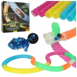 Otroški komplet za sestavljanje - prilagodljiva dirkalna proga z hitrim avtomobilčkom