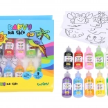 Barve za steklo set 9+1 vključno s šablonami