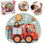 CLASSIC WORLD večnamenska didaktična tabla 6v1 gasilci