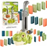 woopie električna lokomotiva za domine dinozaver zelen