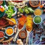 Sestavljanka 1000 koščkov barvite začimbe