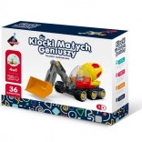 Konstrukcijske kocke 4v1 36 kosov