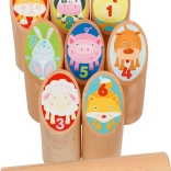 Vikinška igra kubb – živalice