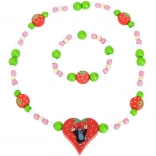Detoa ogrlica in zapestnica Krtek in jagode