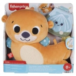 Fisher-Price prikupna vidra 2v1 – blazinica za trebušček in ropotajoči prijatelj