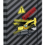 Baagl mapice za šolske zvezke A5 bager