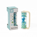 Klasična dežna palica s kroglicami – modra