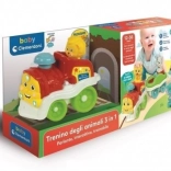 Interaktivni vlakec z živalicami CLEMENTONI (govori češko)