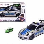 Majorette Porsche 911 GT3 RS policija – transportni kontejner z avtom