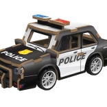 3D lesene puzzle policijskega avtomobila