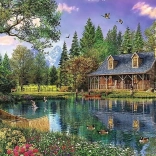 Sestavljanka 4000 Popoldanska idila TREFL