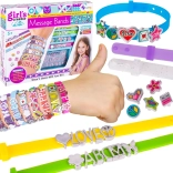 Komplet za izdelavo zapestnic z napisi