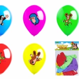 Napihljivi baloni Krtek in prijatelji, pastelne barve, 5 kosov