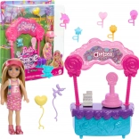 Barbie Chelsea blondinka – stojnice z lizikiji igralni set