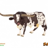 Model teksaškega goveda z dolgimi rogovi 15 cm