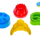 Modelčki za pesek – peščene potičke 10–12 cm, set 4 kos