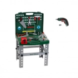 Prenosna delavnica BOSCH v kovčku z akumulatorskim vijačnikom