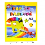Barvni papirji A3 180 g/m², 10 listov