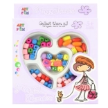 Lesene perlice – komplet za izdelavo zapestnic