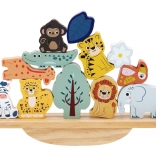 lesena balančna igra safari za otroke 2+