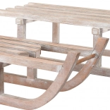 small foot lesena božična dekoracija sani