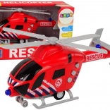 Reševalni helikopter z zvokom in lučmi