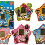 Žepna elektronska igra tetris v obliki zvezde – oranžna