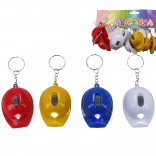 Obesek za ključe s pokrovko odpirača in svetilko