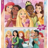 Educa sestavljanka Disney princese 2×100 kosov