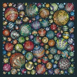 Kvadratne sestavljanke Palapeli – barvite kroglice, 248 kosov