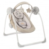 Električni gugalni ležalnik z melodijami MoMi Liss, bež