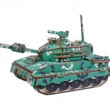 Woodcraft lesena 3D sestavljanka – srednji tank