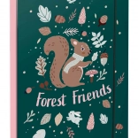 Mape za šolske zvezke A4 z motivom veverice BAAGL