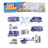 Komplet policijskih vozil z letalom in helikopterjem