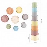 Zložljivi lončki za otroke, komplet 8 kosov