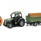 RC traktor s prikolico na daljinsko upravljanje 46 cm