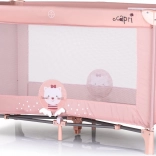 Potovalna posteljica CHIPOLINO Capri Cat rožnata