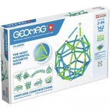 Geomag Classic Recycled magnetna sestavljanka 142 delov – modra in zelena