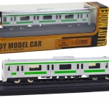 Kovinski model vagona 1:48 – srebrn