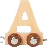 Lesen vagonček s črko A za vlakovne proge SMALL FOOT