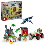 lego jurassic world reševalni center za male dinozavre
