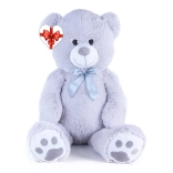 Rappa velik plišasti medved 100 cm s pentljo in visečko