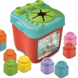 Soft Clemmy senzorična škatla s pokrovom in 15 mehkimi kockami