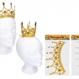 Karnevalska krona v zlati/srebrni barvi