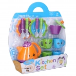 Barvita otroška čajna posoda z obrazki